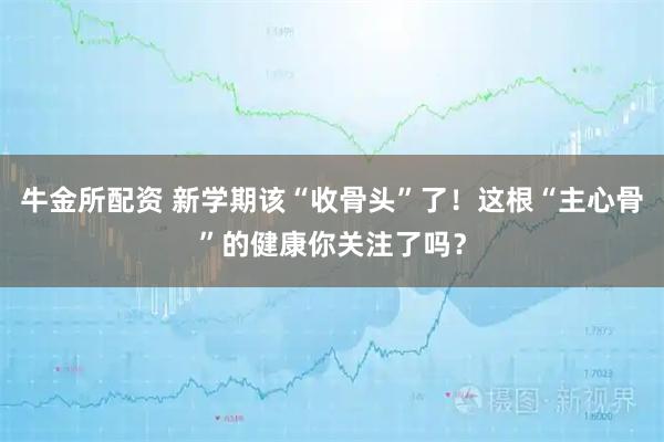 牛金所配资 新学期该“收骨头”了！这根“主心骨”的健康你关注了吗？